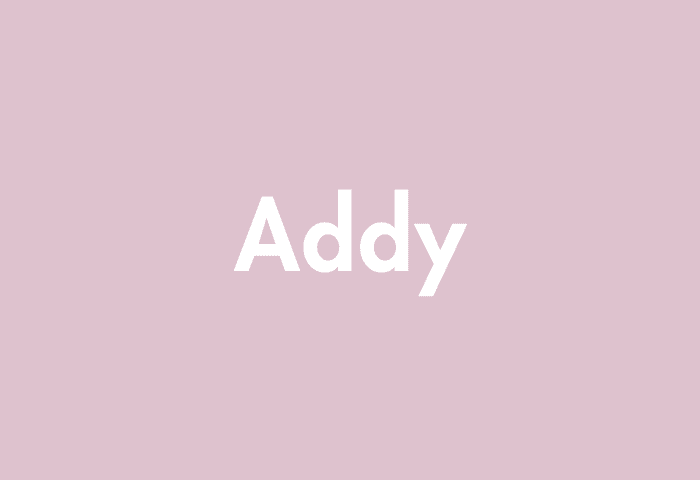 Addy meaning