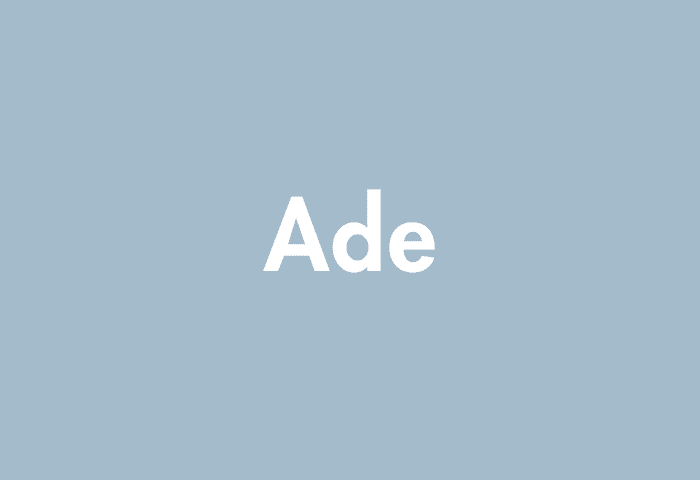 Ade meaning