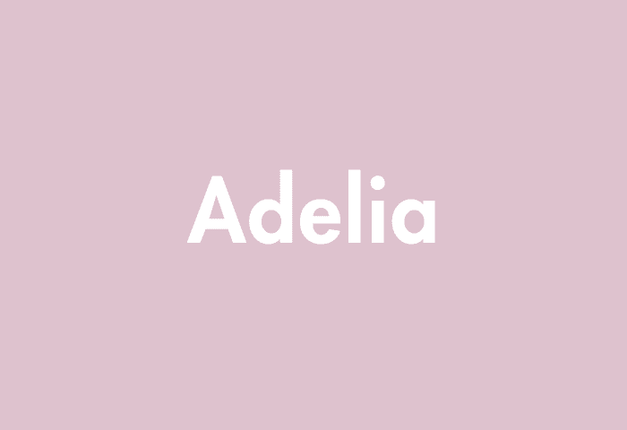 Adelia meaning
