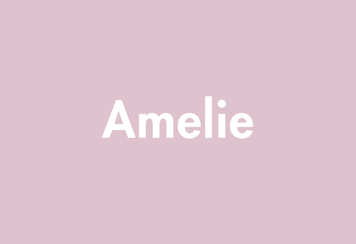 Amelie meaning