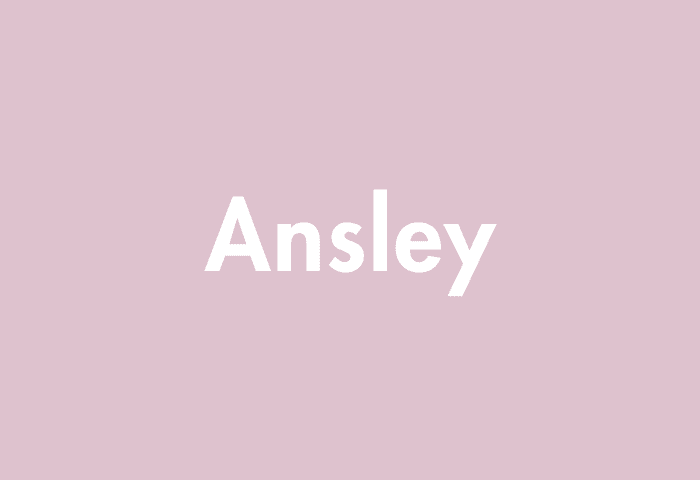 Ansley meaning