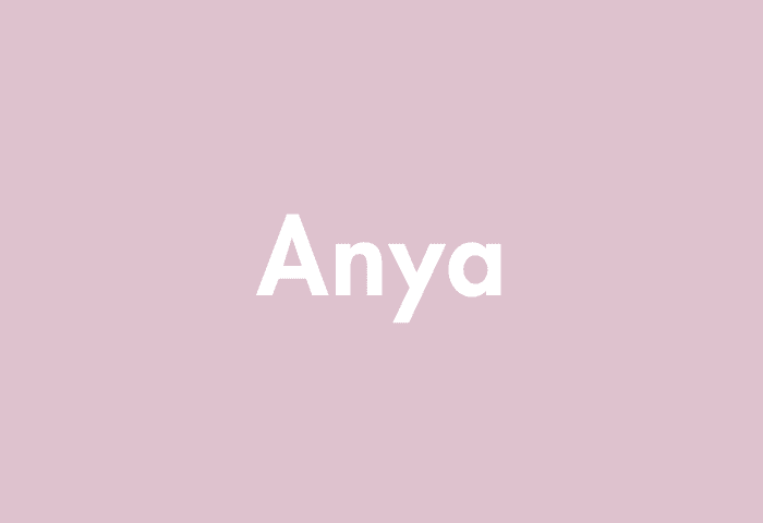 Anya meaning