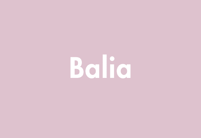 Balia meaning