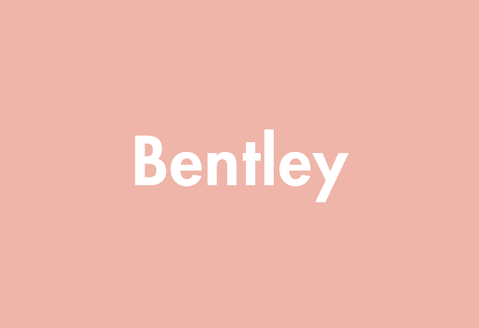 Bentley meaning