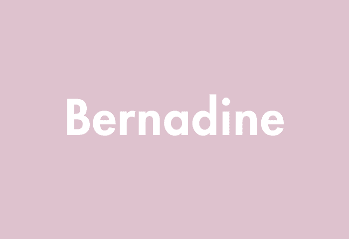Bernadine meaning