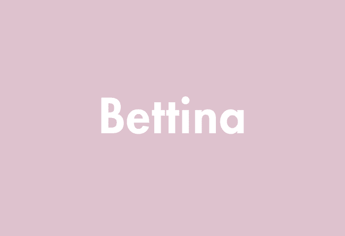 Bettina meaning
