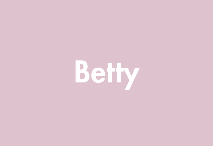 Betty meaning