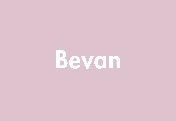 Bevan meaning