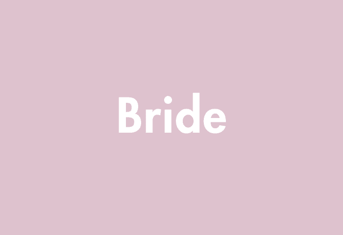 Bride meaning