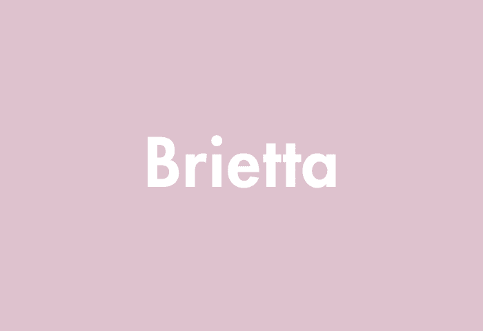 Brietta meaning