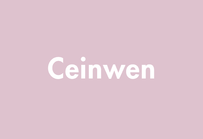Ceinwen meaning