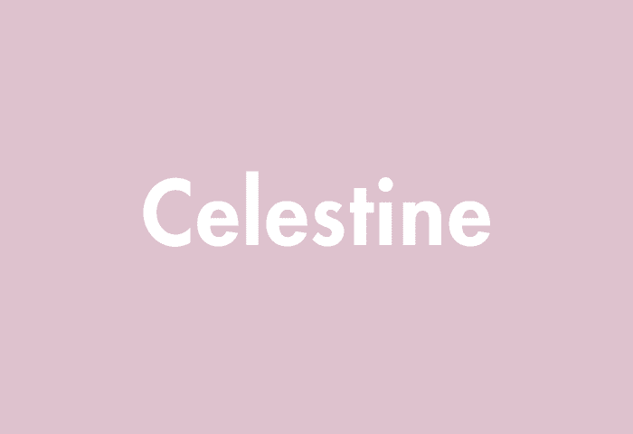 Celestine meaning