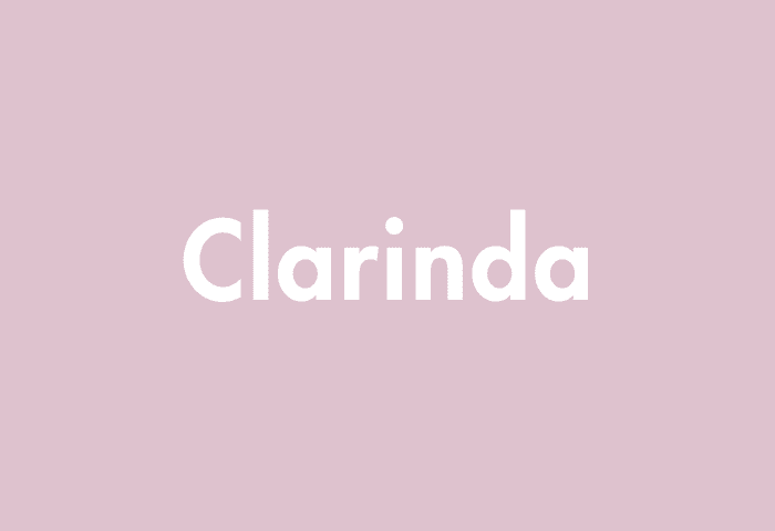 Clarinda meaning
