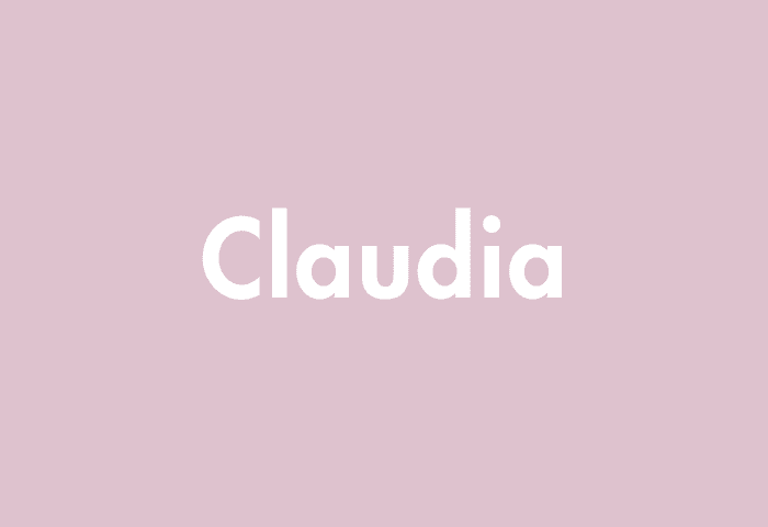 Claudia meaning