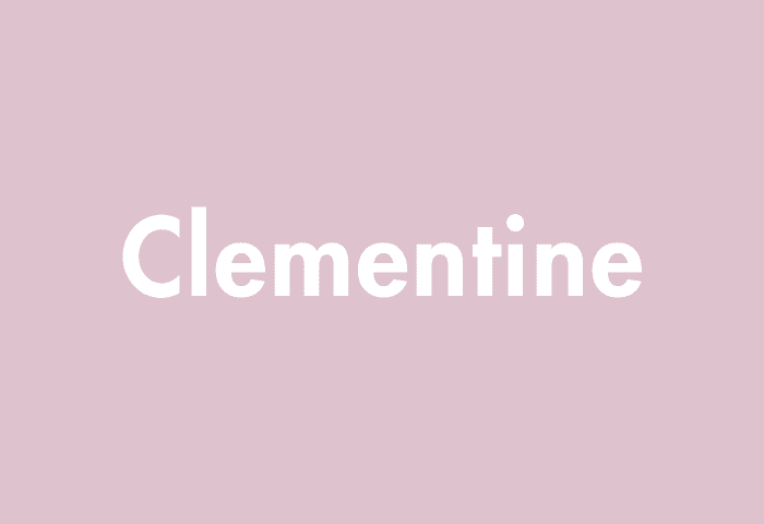 Clementine meaning