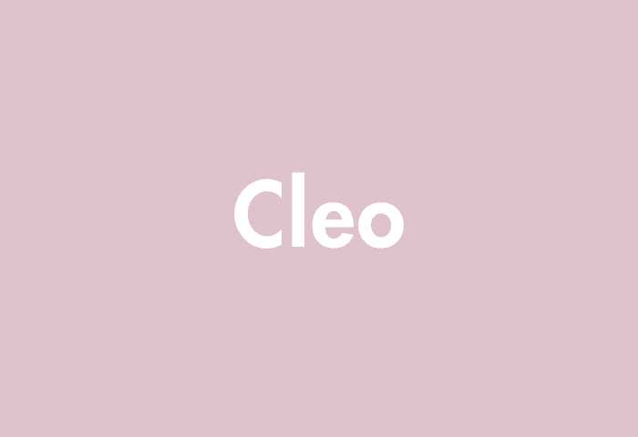 Cleo meaning