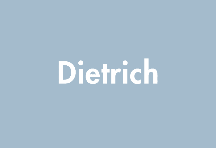 Dietrich meaning
