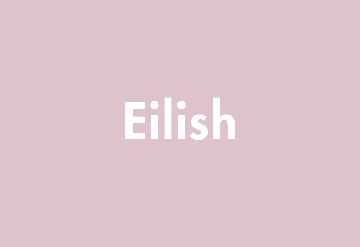 Eilish meaning