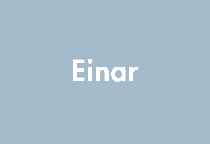Einar meaning