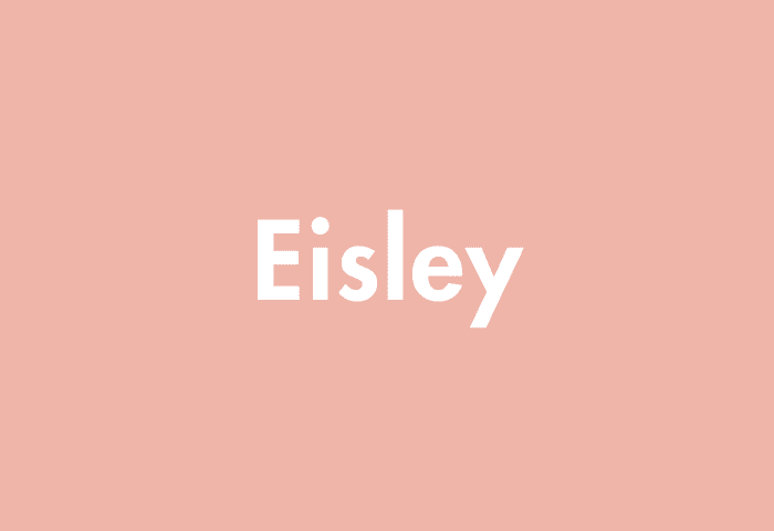 Eisley meaning