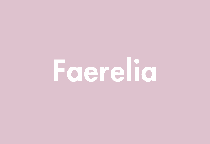 Faerelia meaning