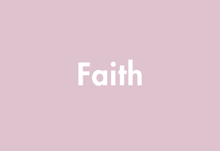 Faith meaning