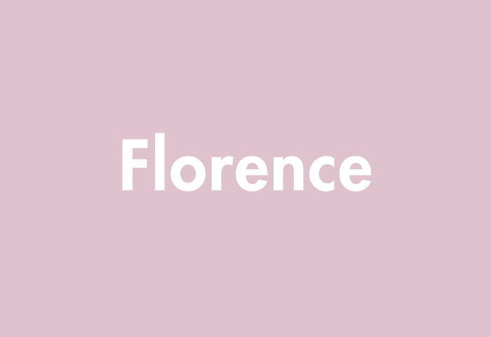 Florence meaning