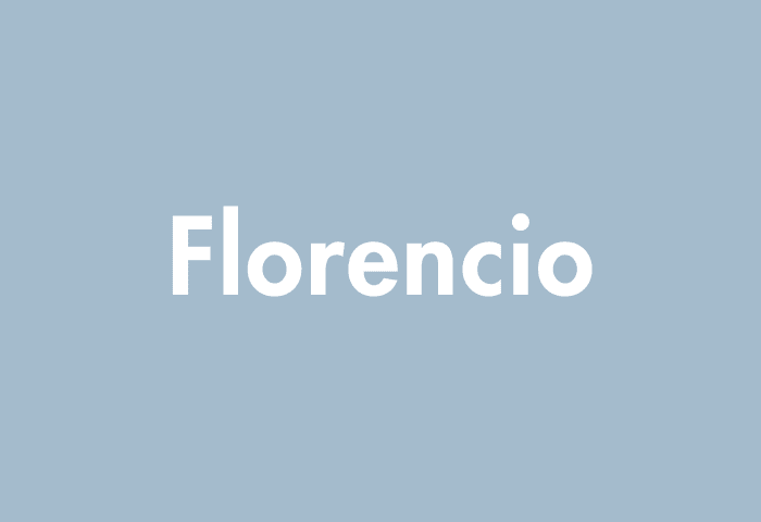 Florencio meaning