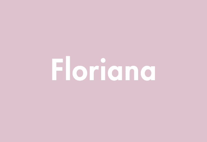 Floriana meaning
