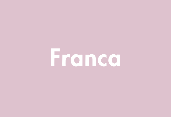 Franca meaning