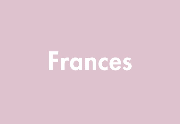 Frances meaning