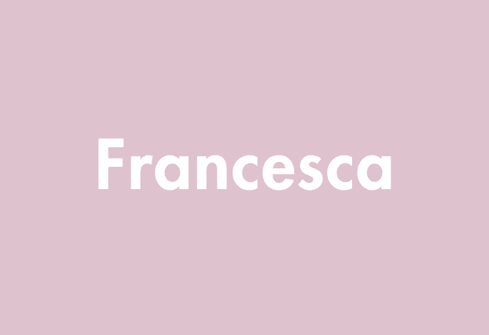Francesca meaning