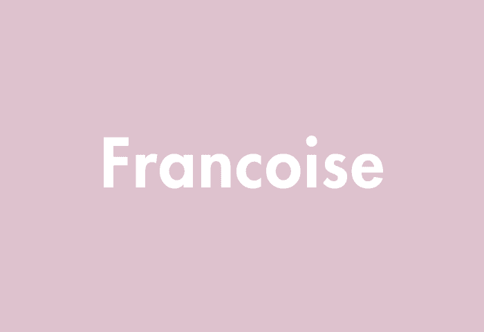 Francoise meaning