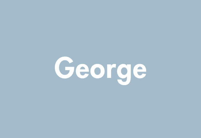 George meaning
