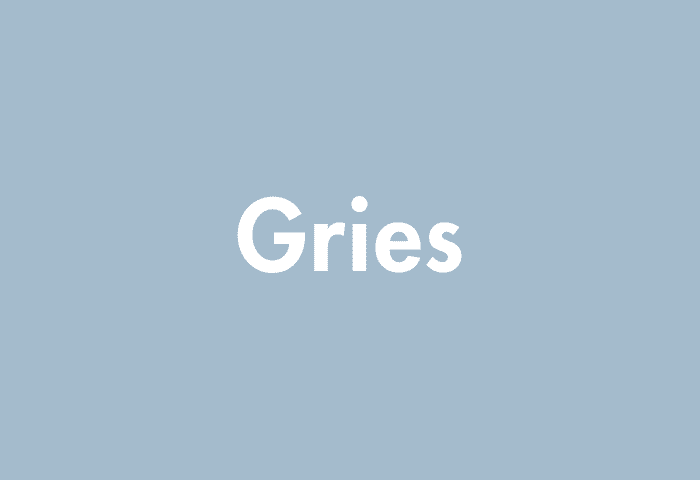 Gries meaning