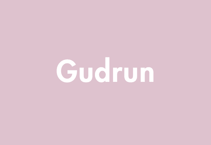 Gudrun meaning
