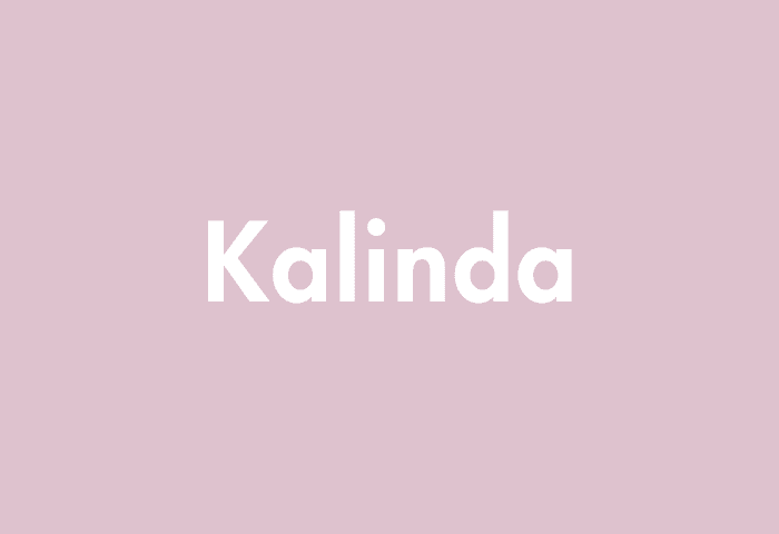 Kalinda meaning