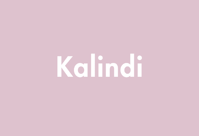 Kalindi meaning