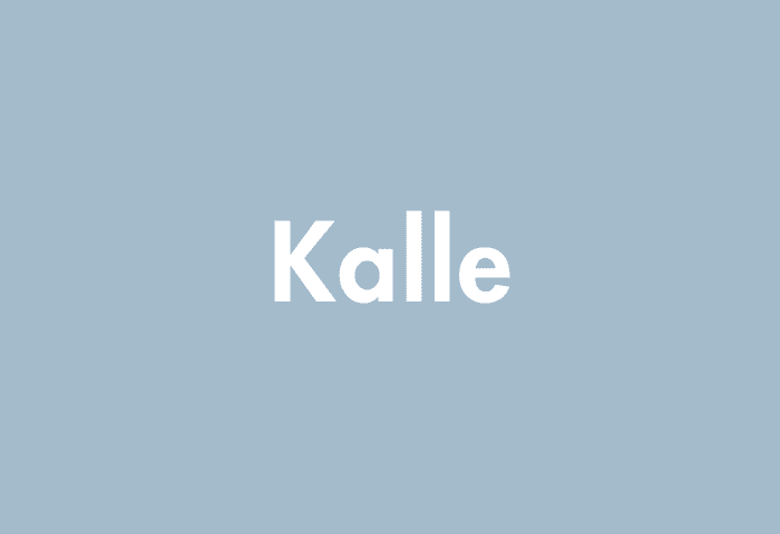 Kalle meaning