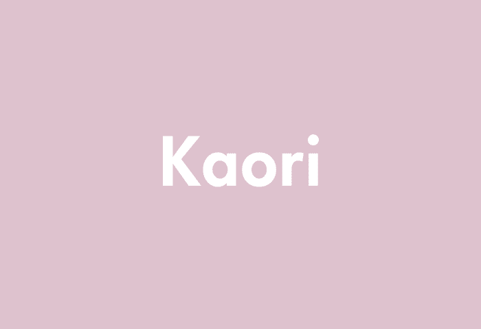 Kaori meaning