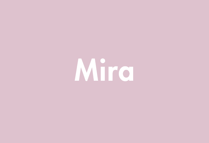 Mira meaning