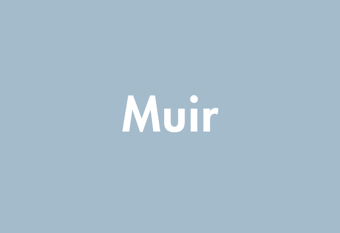 Muir meaning