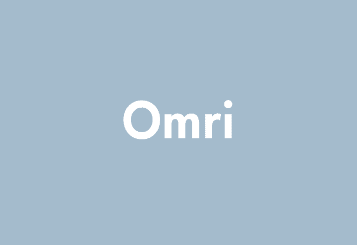Omri meaning