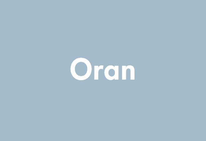 Oran meaning