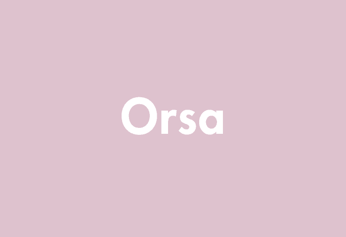Orsa meaning