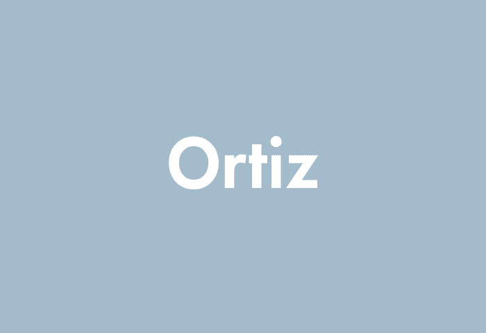 Ortiz meaning