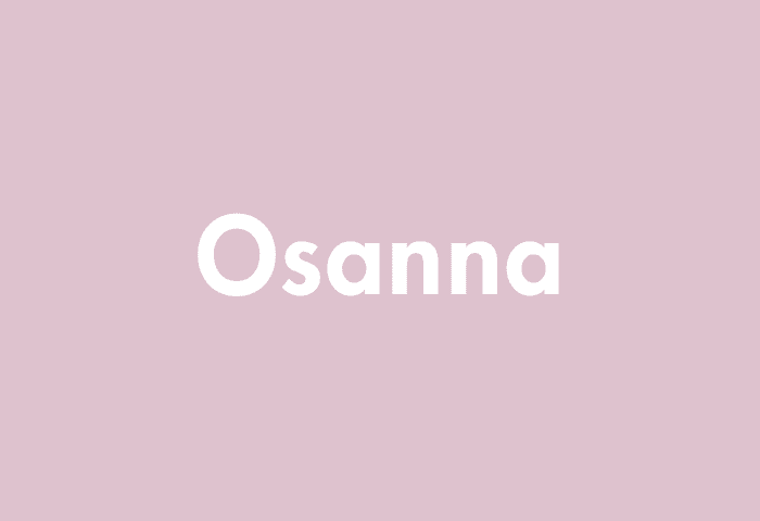 Osanna meaning