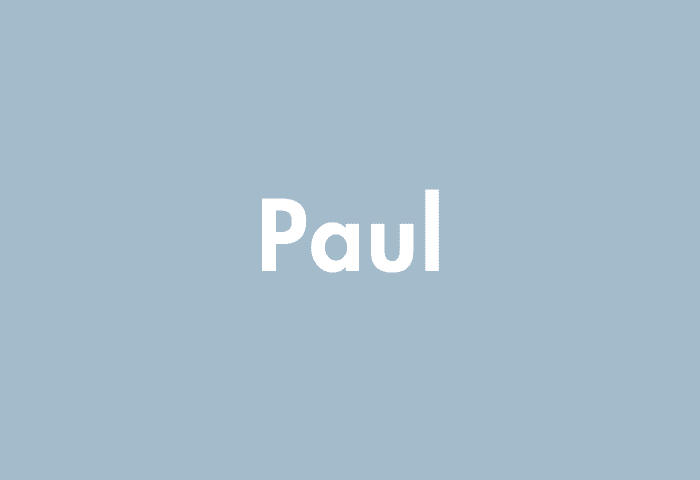Paul meaning
