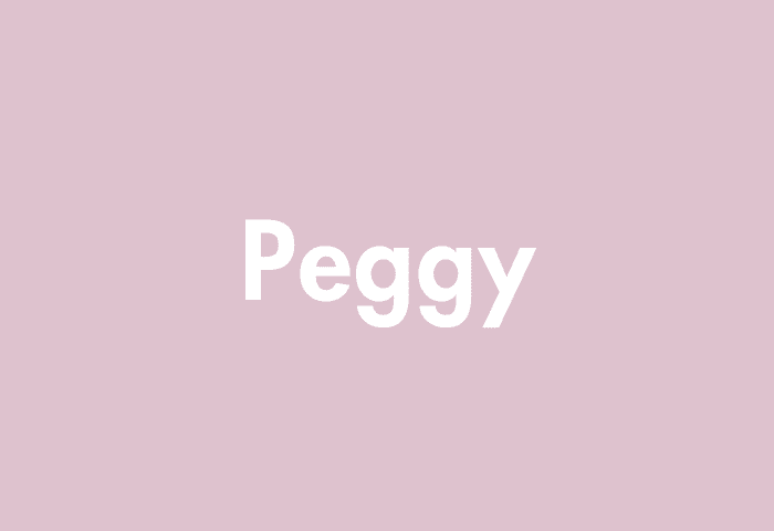 Peggy meaning