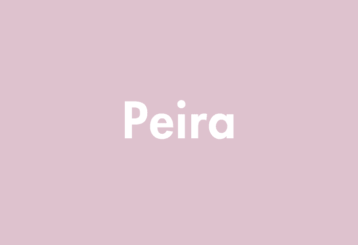 Peira meaning